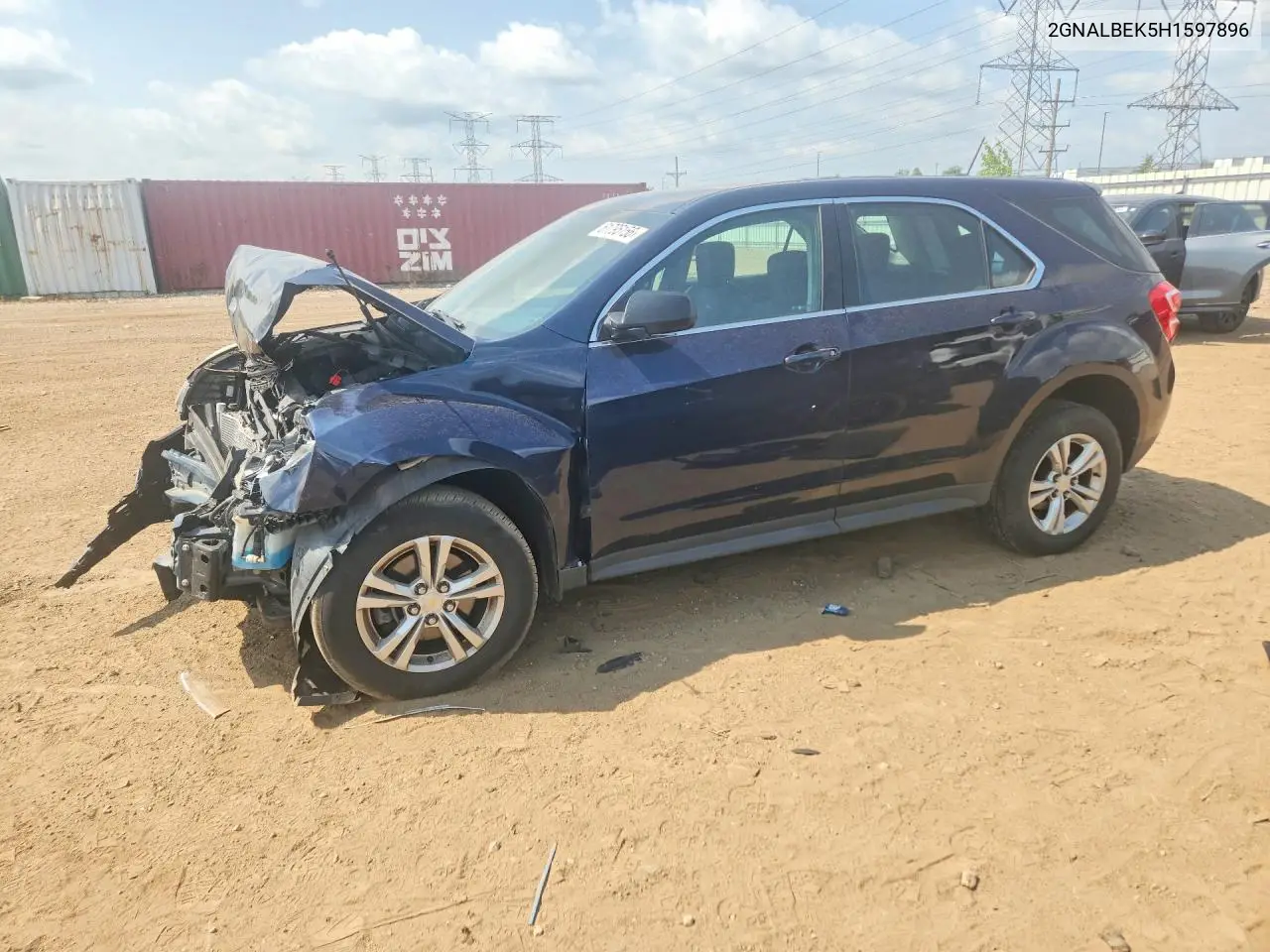 2017 Chevrolet Equinox Ls VIN: 2GNALBEK5H1597896 Lot: 61795156