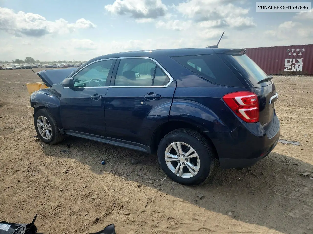 2017 Chevrolet Equinox Ls VIN: 2GNALBEK5H1597896 Lot: 61795156