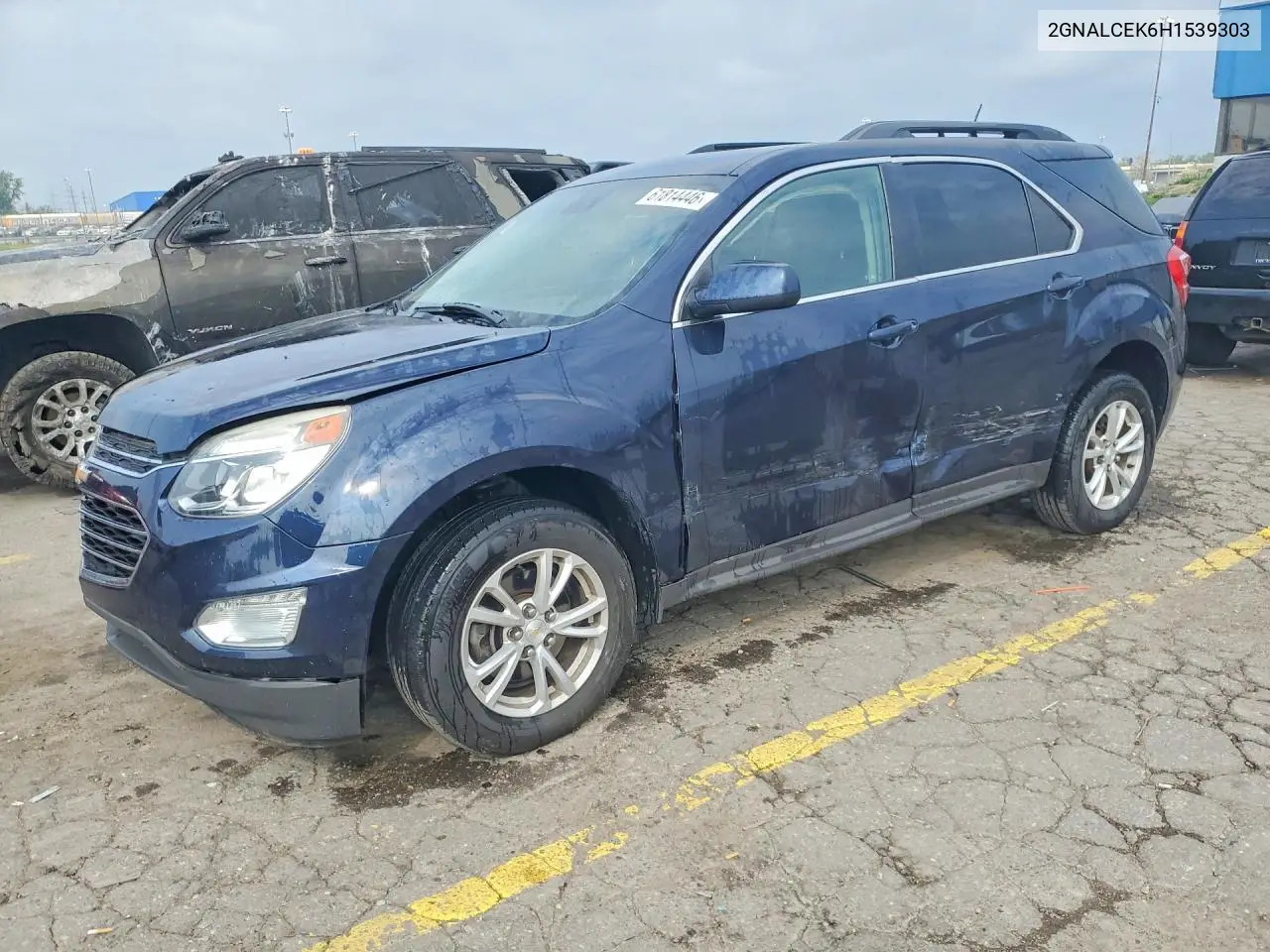 2017 Chevrolet Equinox Lt VIN: 2GNALCEK6H1539303 Lot: 61814446