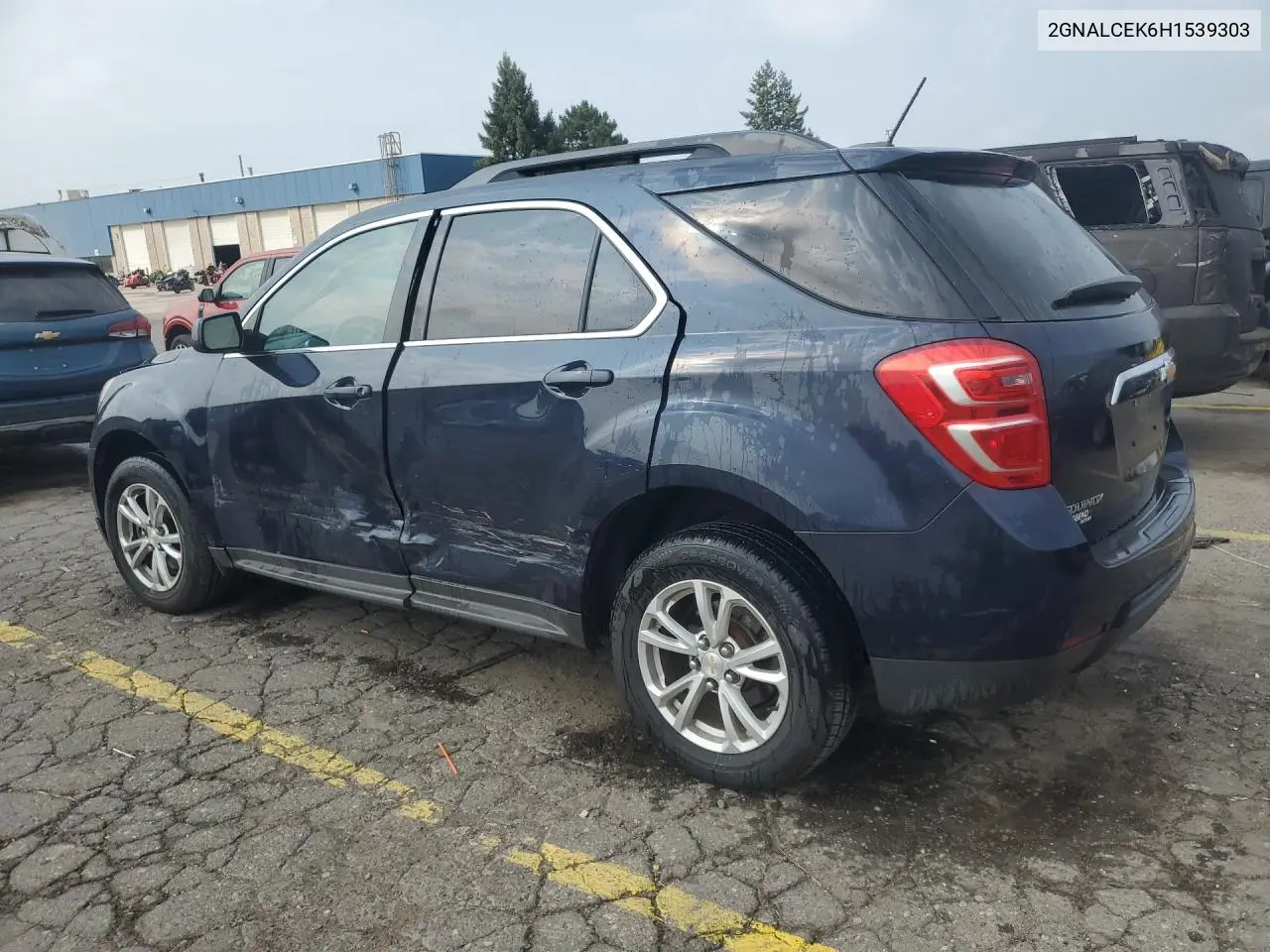 2017 Chevrolet Equinox Lt VIN: 2GNALCEK6H1539303 Lot: 61814446