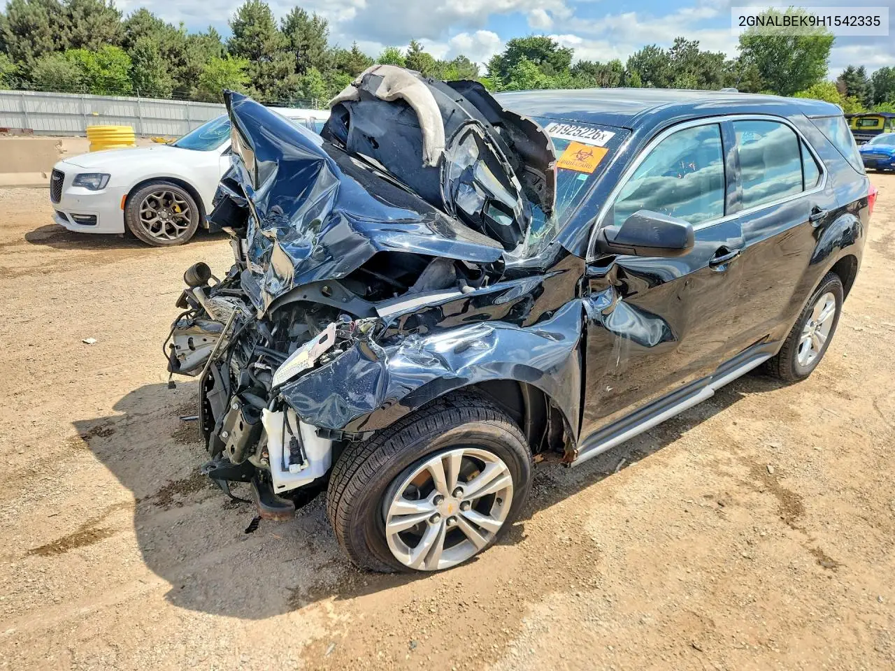 2GNALBEK9H1542335 2017 Chevrolet Equinox Ls