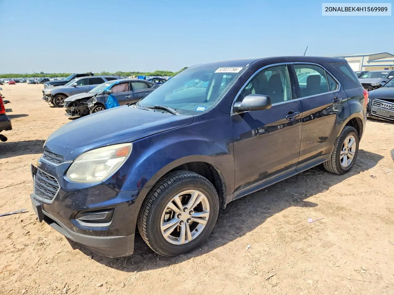 2017 Chevrolet Equinox Ls VIN: 2GNALBEK4H1569989 Lot: 62027796