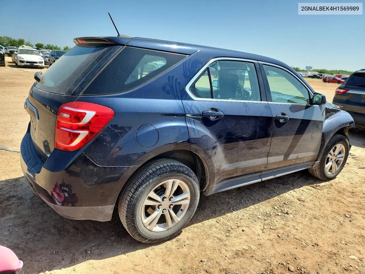 2017 Chevrolet Equinox Ls VIN: 2GNALBEK4H1569989 Lot: 62027796