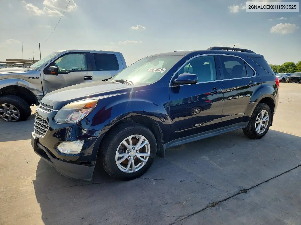 2017 Chevrolet Equinox Lt VIN: 2GNALCEK8H1593525 Lot: 62165026