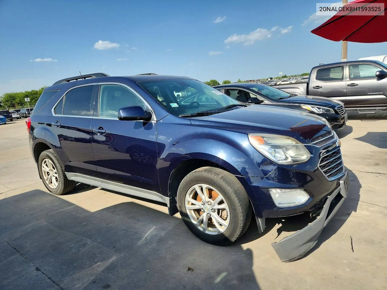 2017 Chevrolet Equinox Lt VIN: 2GNALCEK8H1593525 Lot: 62165026