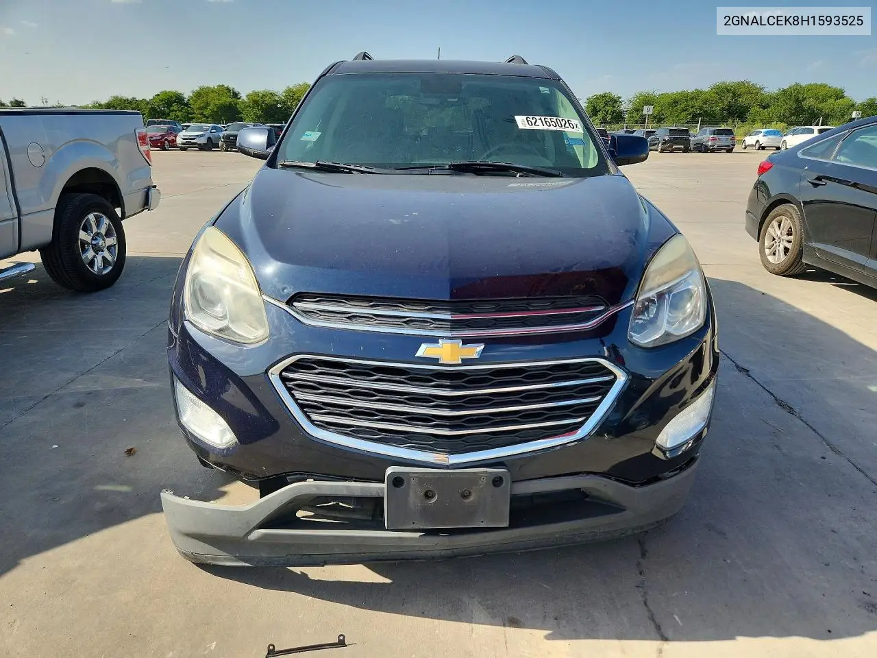 2017 Chevrolet Equinox Lt VIN: 2GNALCEK8H1593525 Lot: 62165026