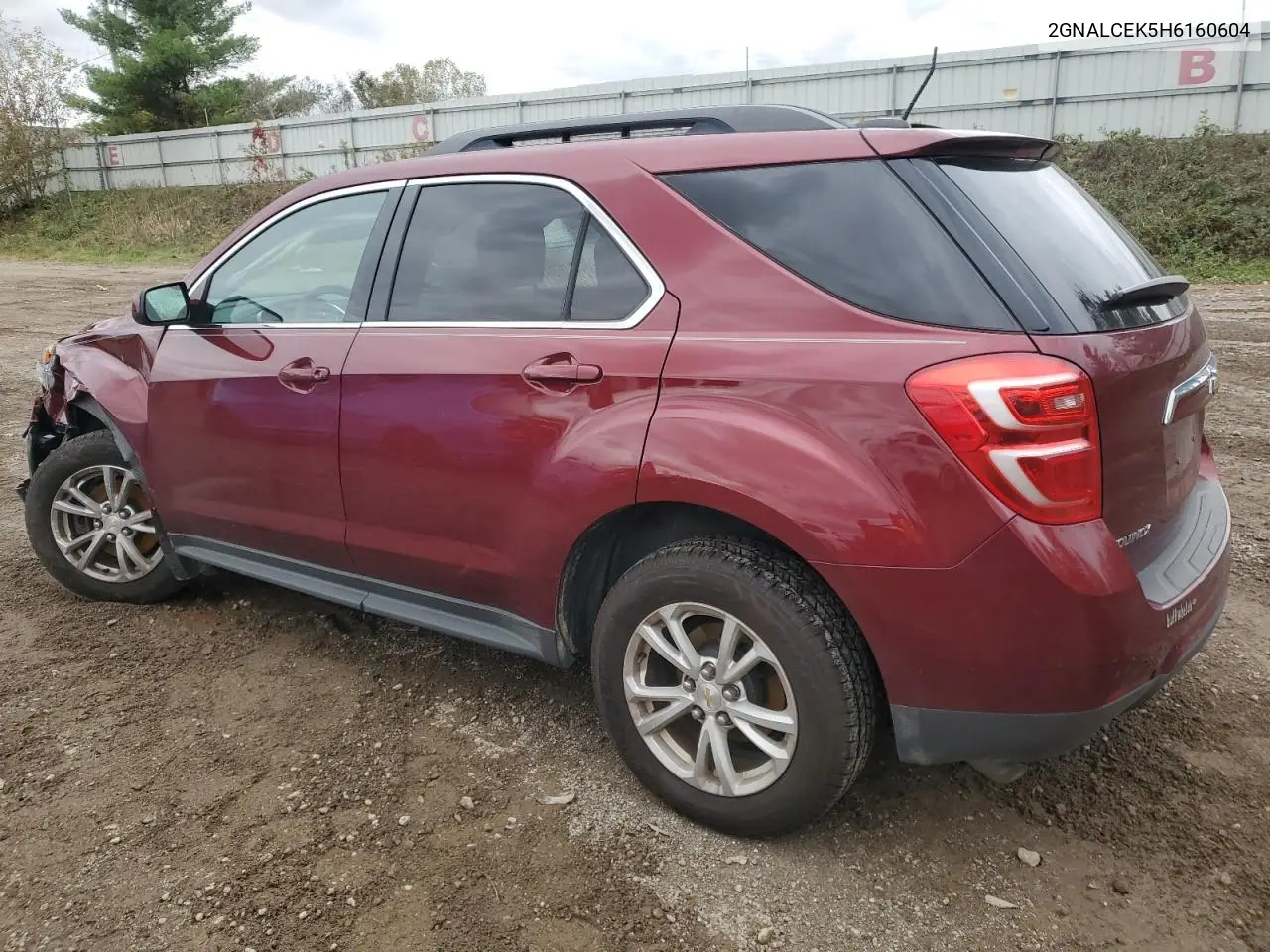 2GNALCEK5H6160604 2017 Chevrolet Equinox Lt