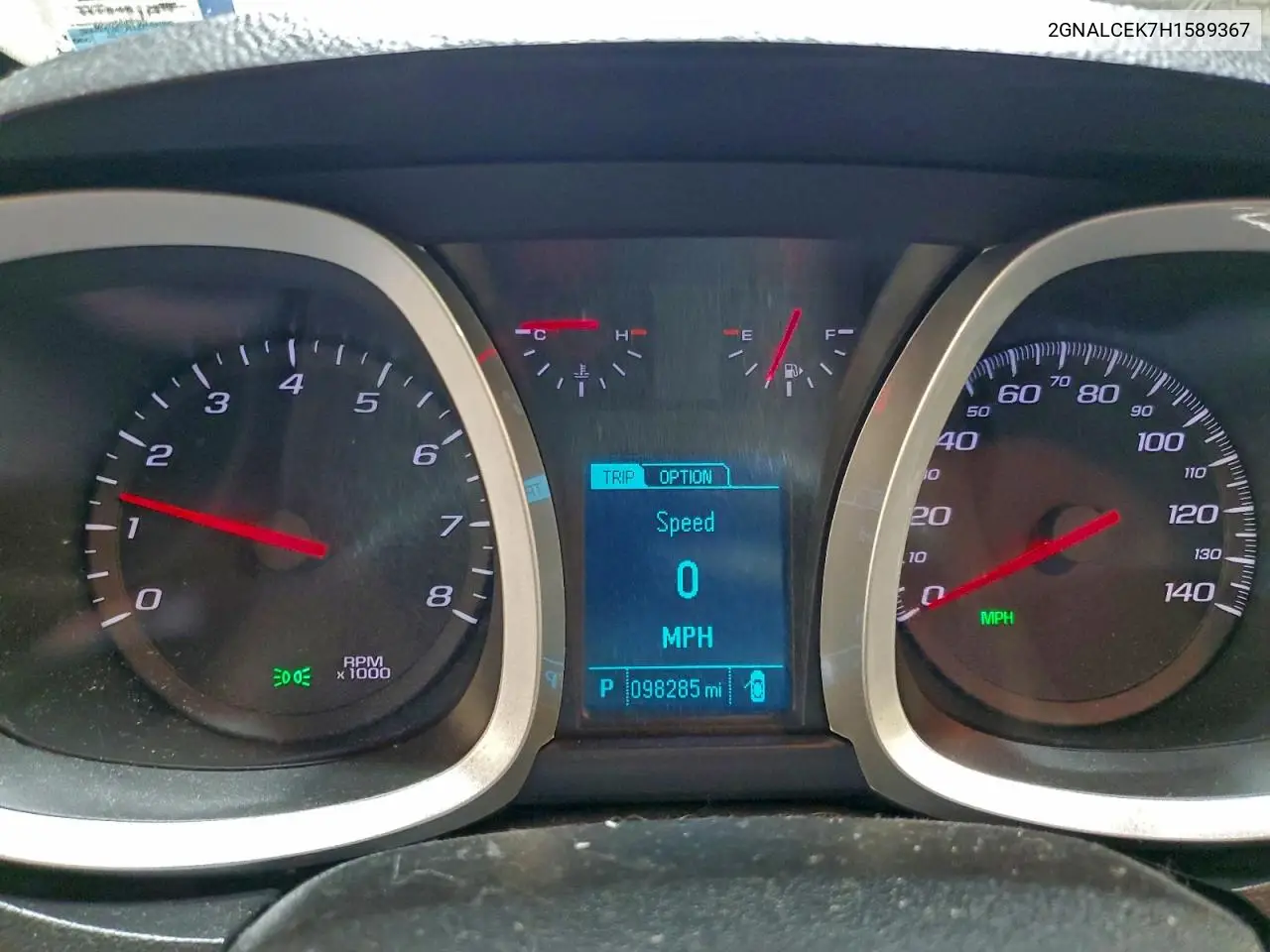 2GNALCEK7H1589367 2017 Chevrolet Equinox Lt