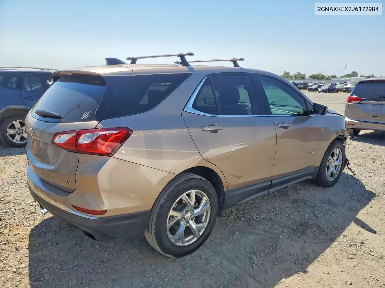 2018 Chevrolet Equinox Lt VIN: 2GNAXKEX2J6172984 Lot: 57601026