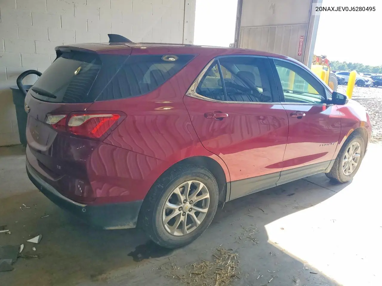 2018 Chevrolet Equinox Lt VIN: 2GNAXJEV0J6280495 Lot: 60219086