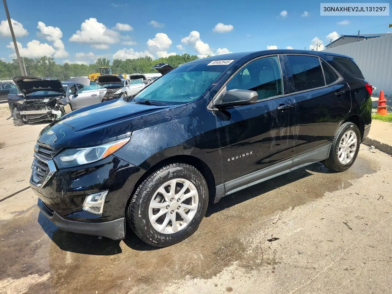 2018 Chevrolet Equinox Ls VIN: 3GNAXHEV2JL131297 Lot: 60462646
