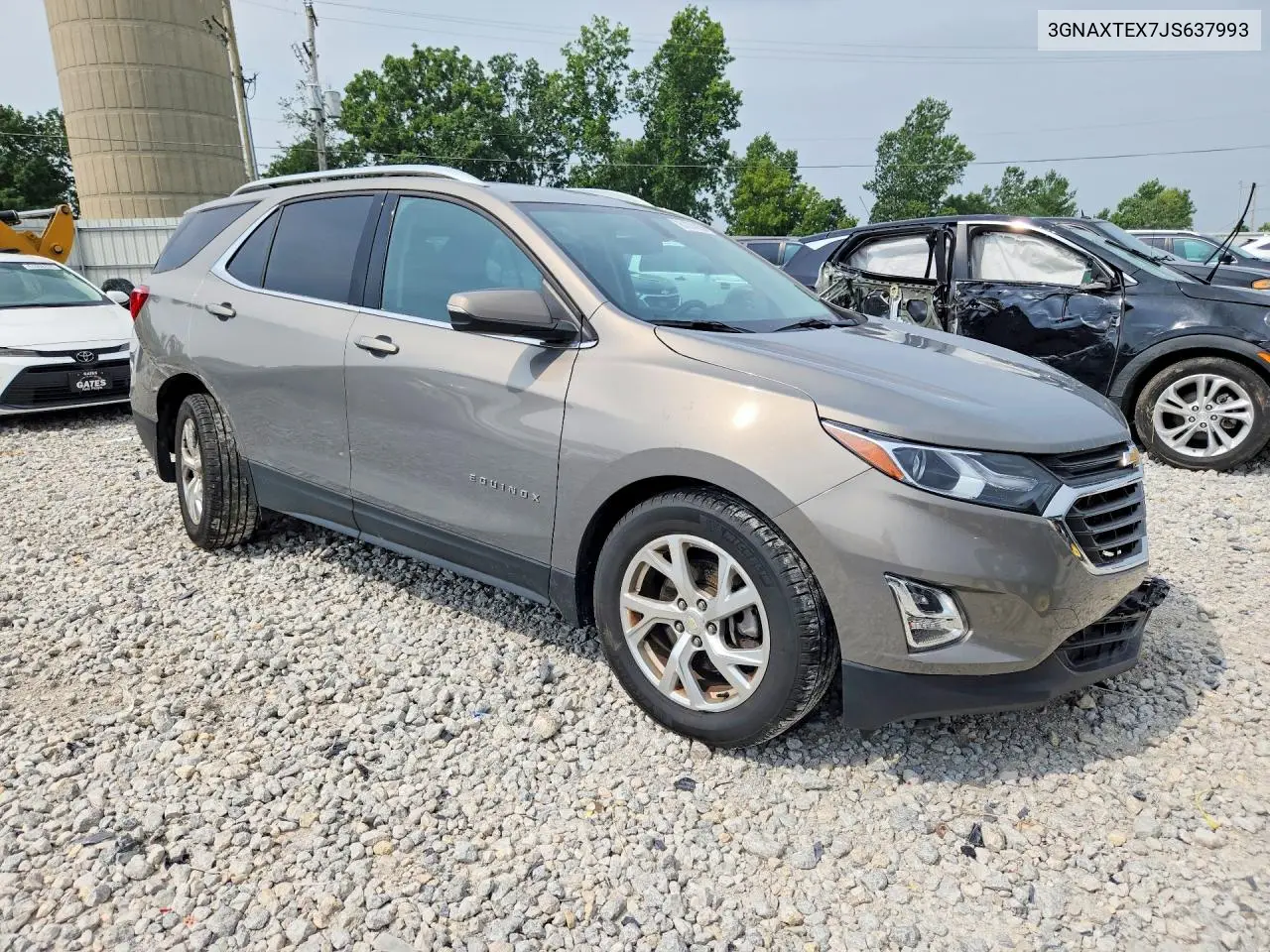 2018 Chevrolet Equinox Lt VIN: 3GNAXTEX7JS637993 Lot: 61374156