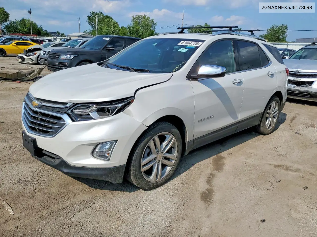 2018 Chevrolet Equinox Premier VIN: 2GNAXNEX5J6178098 Lot: 61584386