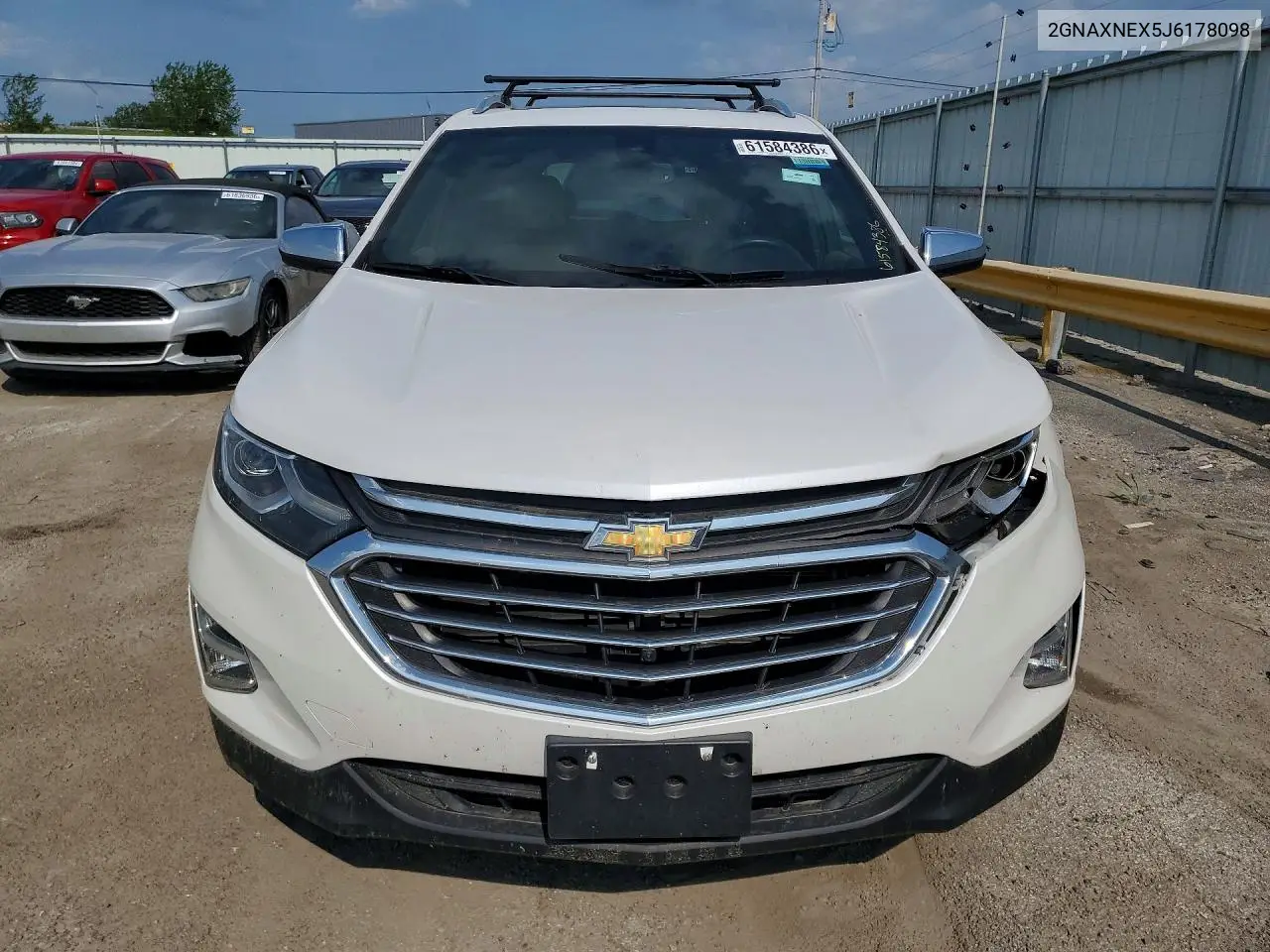 2018 Chevrolet Equinox Premier VIN: 2GNAXNEX5J6178098 Lot: 61584386