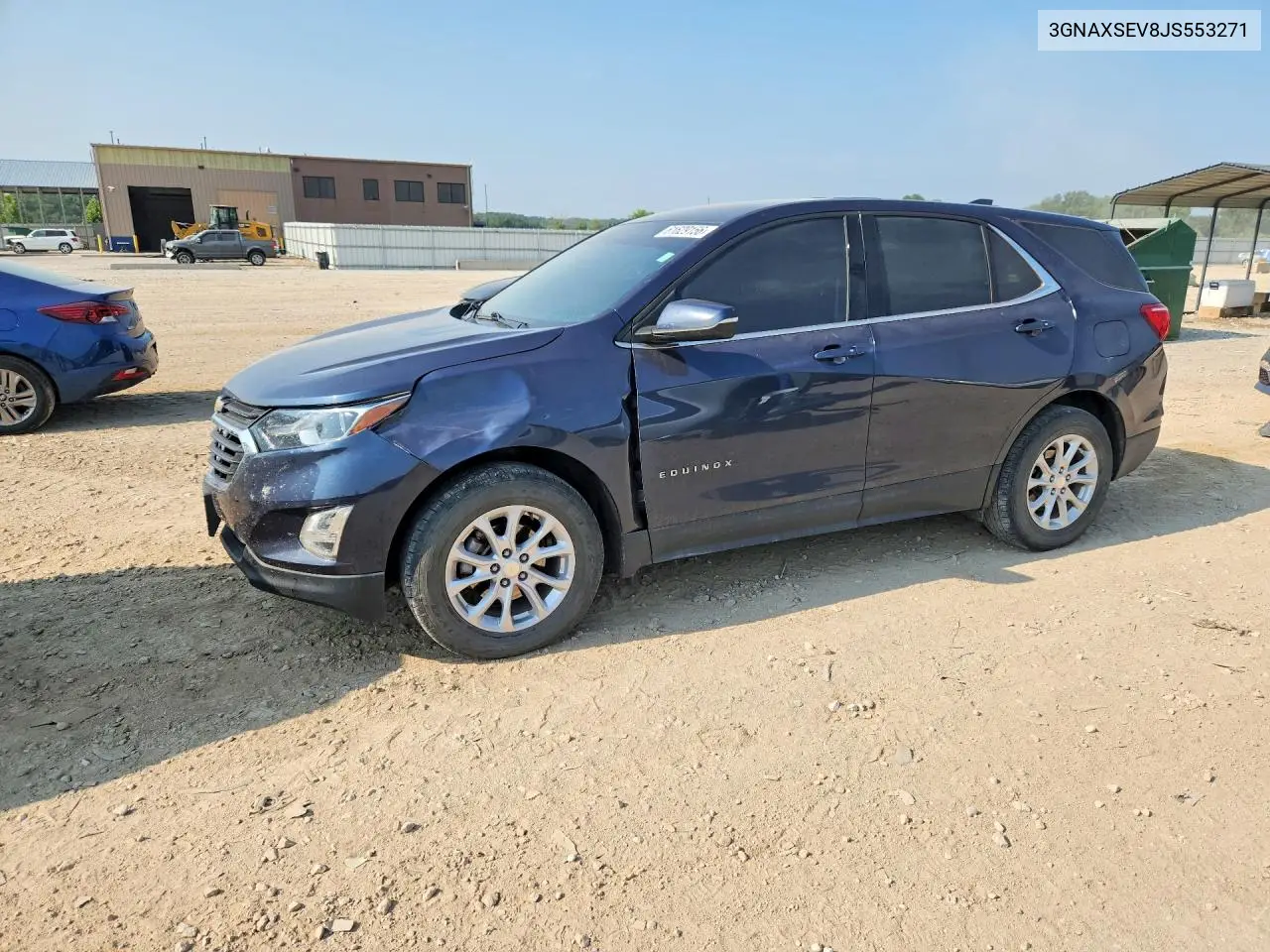2018 Chevrolet Equinox Lt VIN: 3GNAXSEV8JS553271 Lot: 61629156