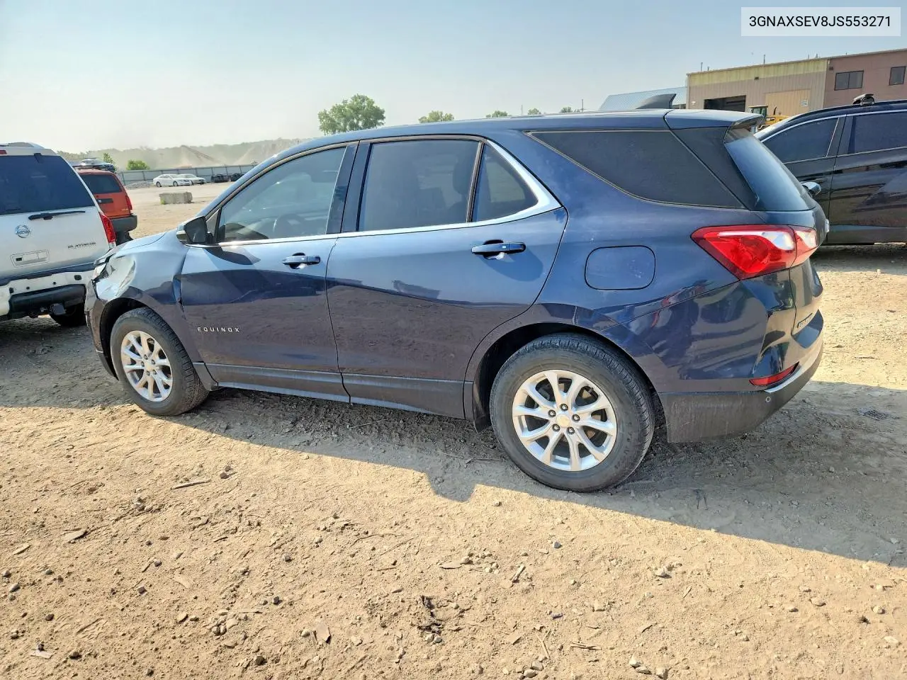 2018 Chevrolet Equinox Lt VIN: 3GNAXSEV8JS553271 Lot: 61629156