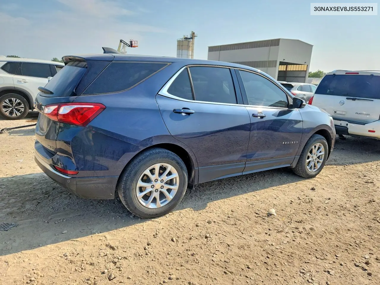 2018 Chevrolet Equinox Lt VIN: 3GNAXSEV8JS553271 Lot: 61629156