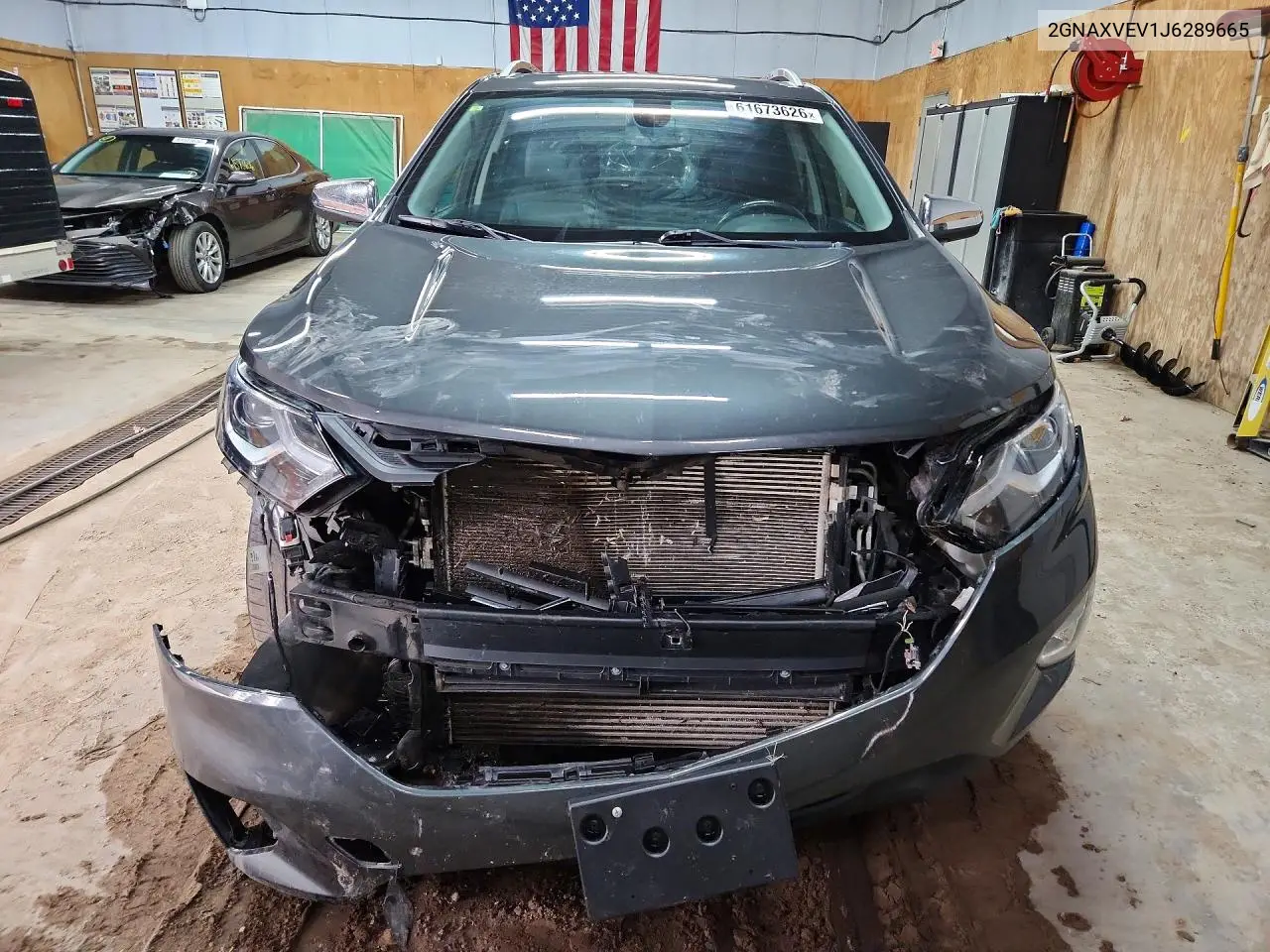 2018 Chevrolet Equinox Premier VIN: 2GNAXVEV1J6289665 Lot: 61673626