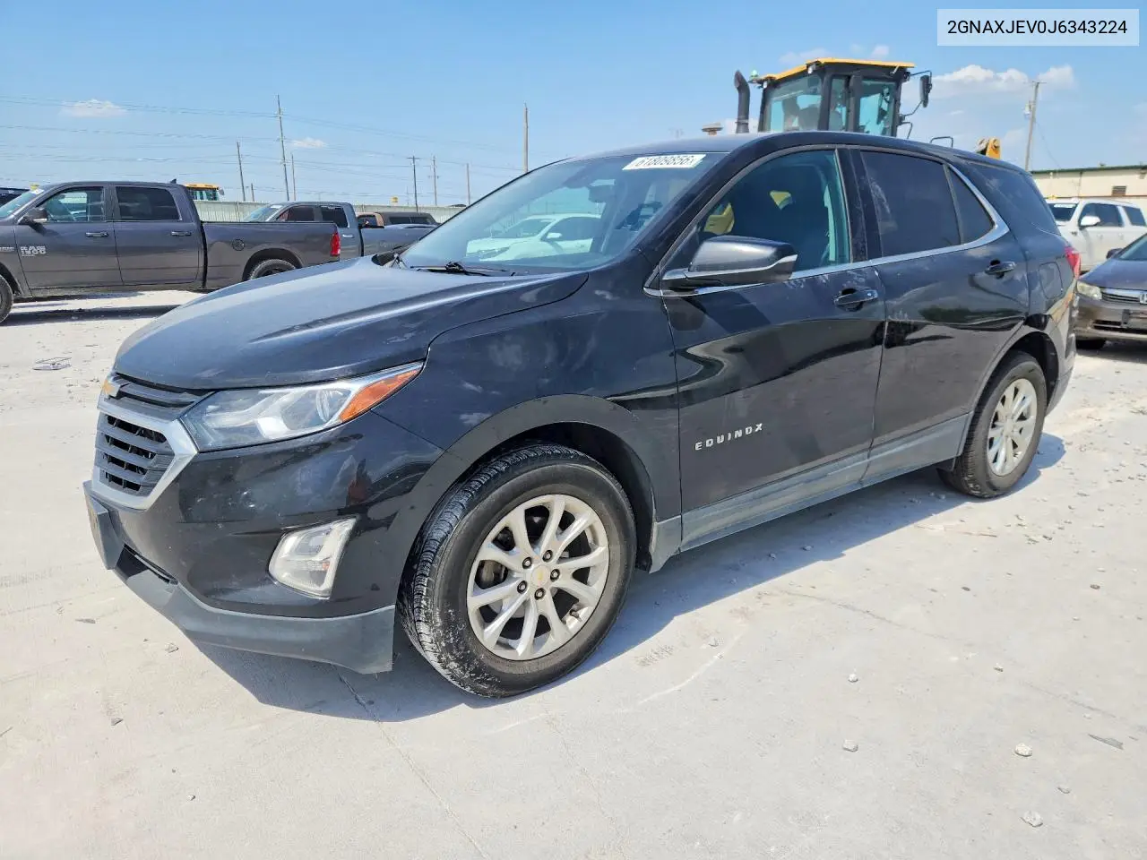 2018 Chevrolet Equinox Lt VIN: 2GNAXJEV0J6343224 Lot: 61809856