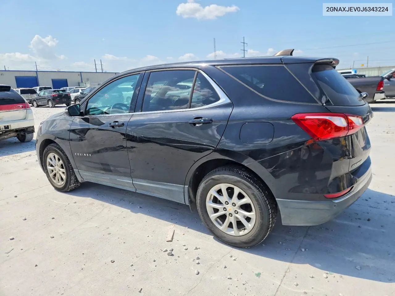 2018 Chevrolet Equinox Lt VIN: 2GNAXJEV0J6343224 Lot: 61809856