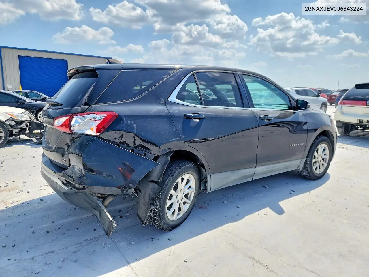 2018 Chevrolet Equinox Lt VIN: 2GNAXJEV0J6343224 Lot: 61809856