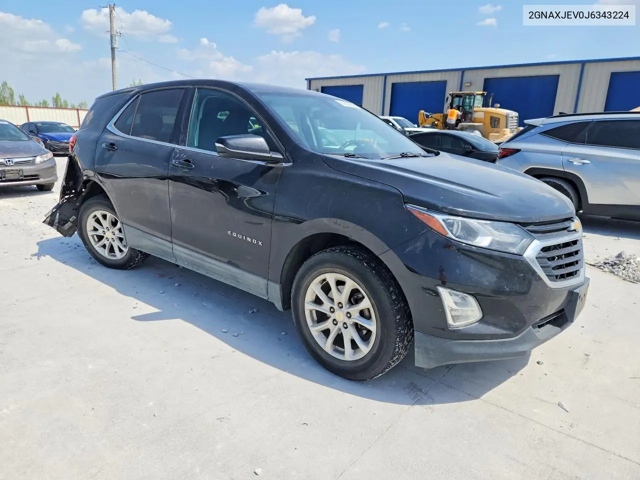 2018 Chevrolet Equinox Lt VIN: 2GNAXJEV0J6343224 Lot: 61809856