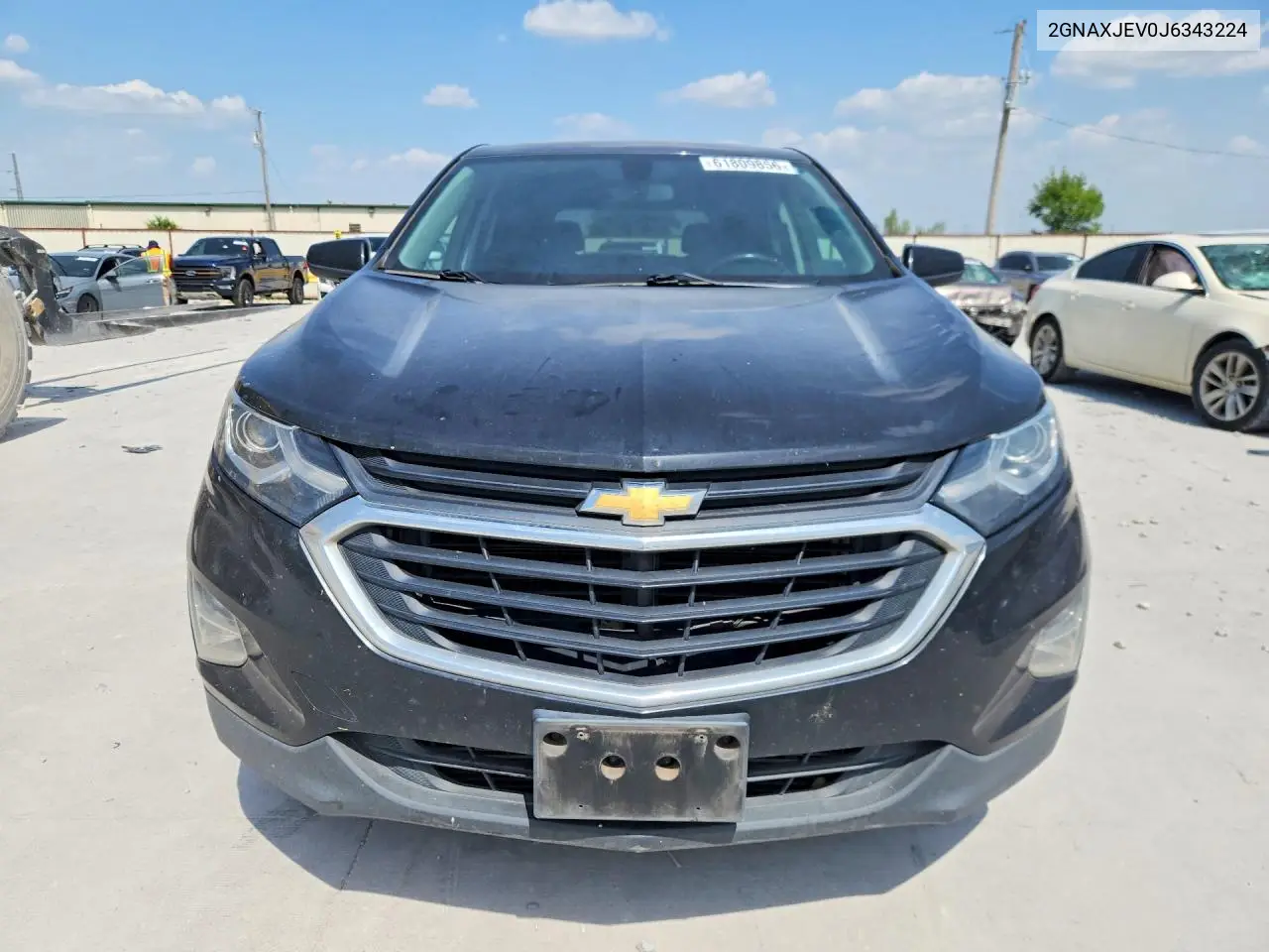 2018 Chevrolet Equinox Lt VIN: 2GNAXJEV0J6343224 Lot: 61809856