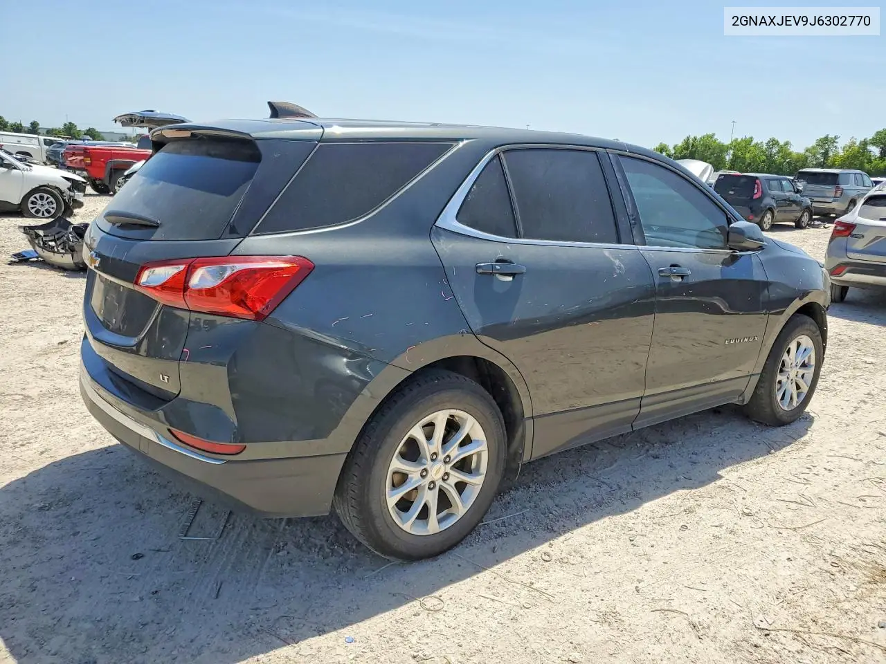 2018 Chevrolet Equinox Lt VIN: 2GNAXJEV9J6302770 Lot: 62029906