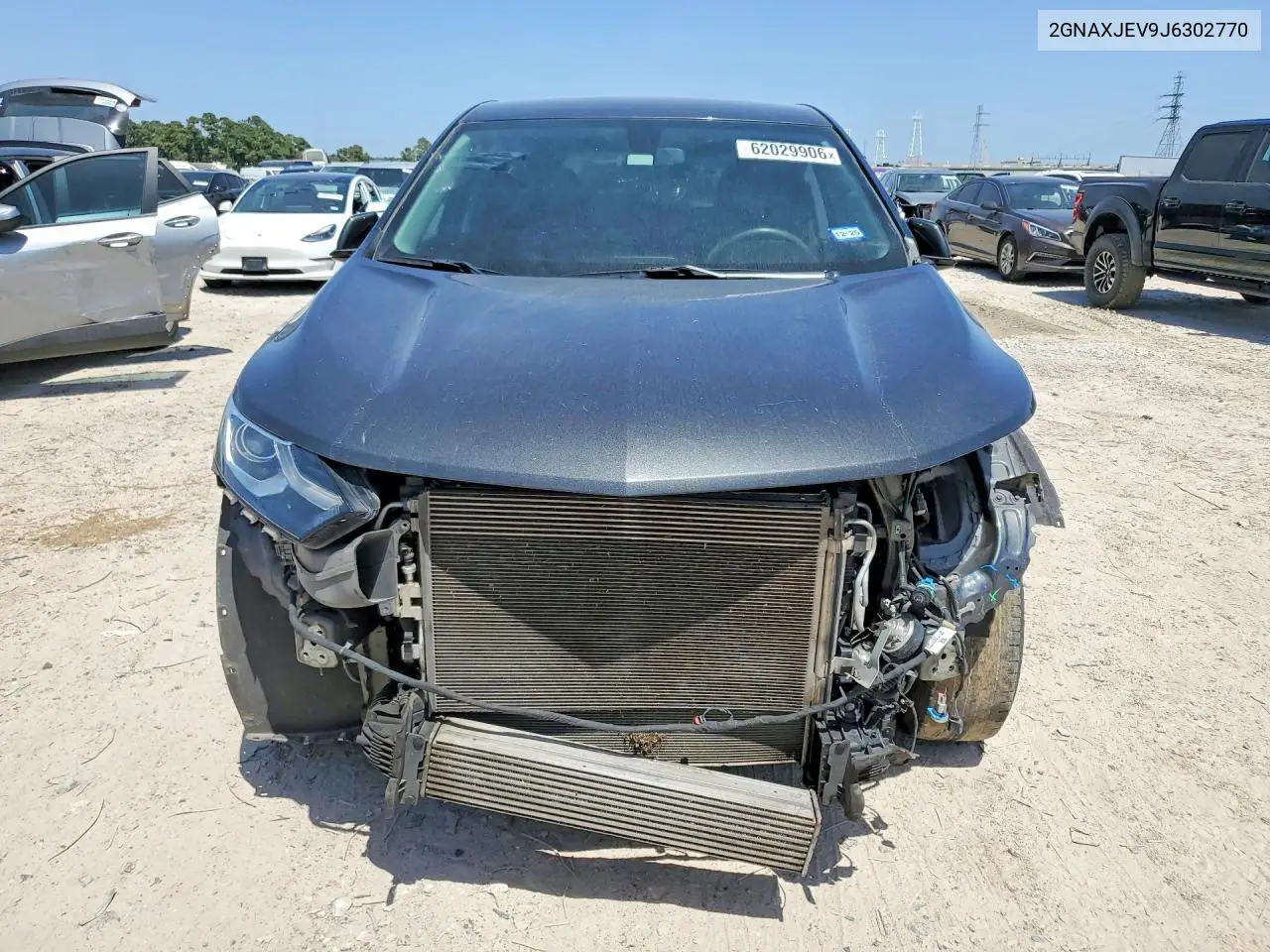 2018 Chevrolet Equinox Lt VIN: 2GNAXJEV9J6302770 Lot: 62029906