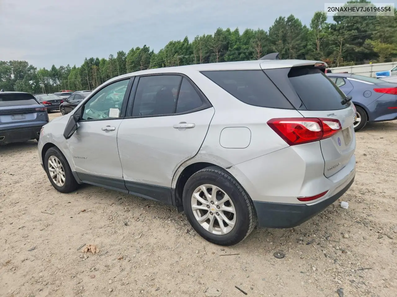 2018 Chevrolet Equinox Ls VIN: 2GNAXHEV7J6196554 Lot: 62105996