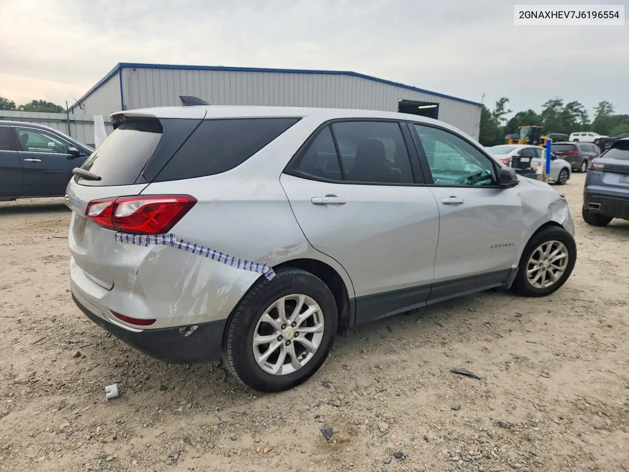 2018 Chevrolet Equinox Ls VIN: 2GNAXHEV7J6196554 Lot: 62105996