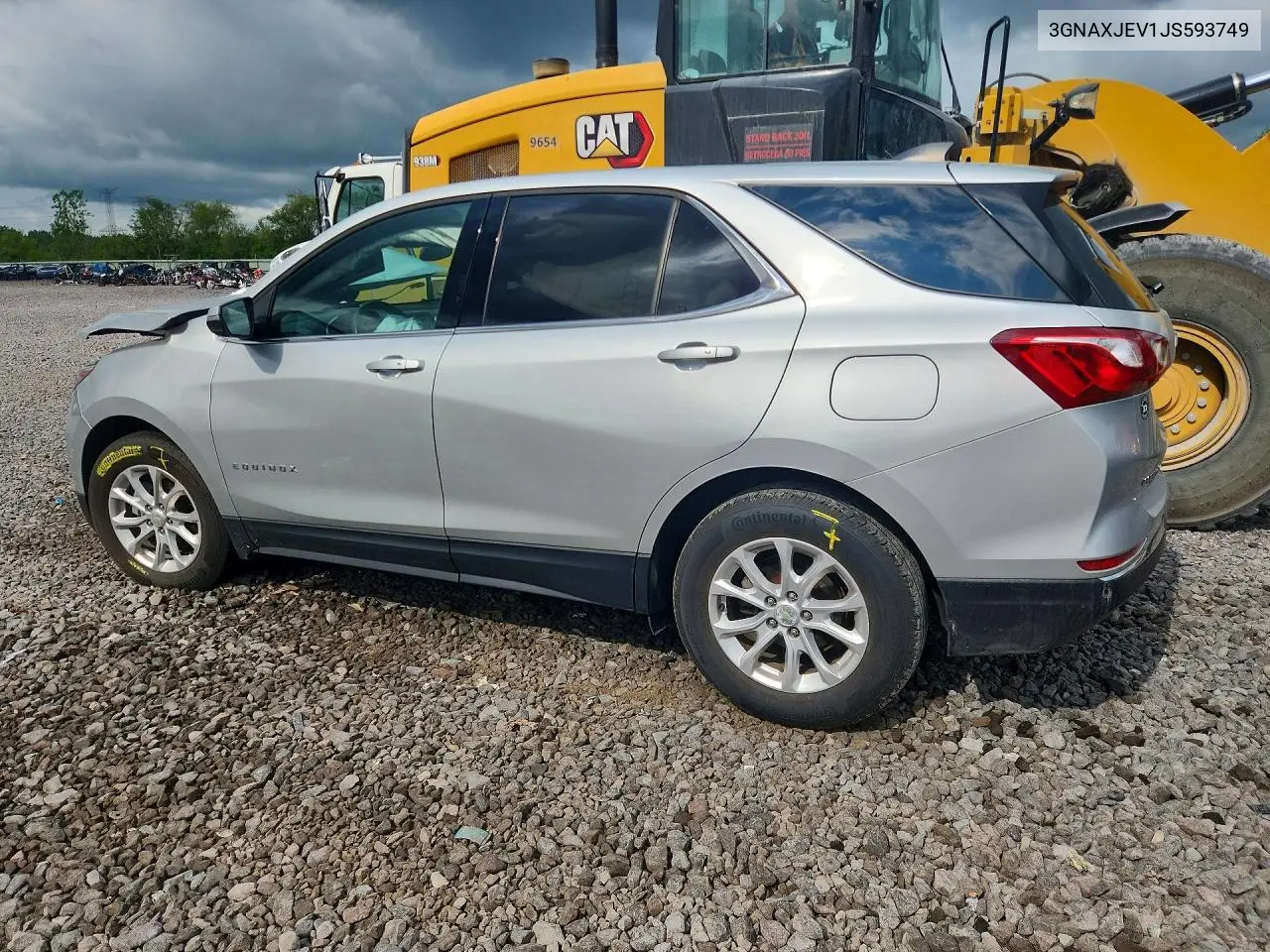 2018 Chevrolet Equinox Lt VIN: 3GNAXJEV1JS593749 Lot: 62117916