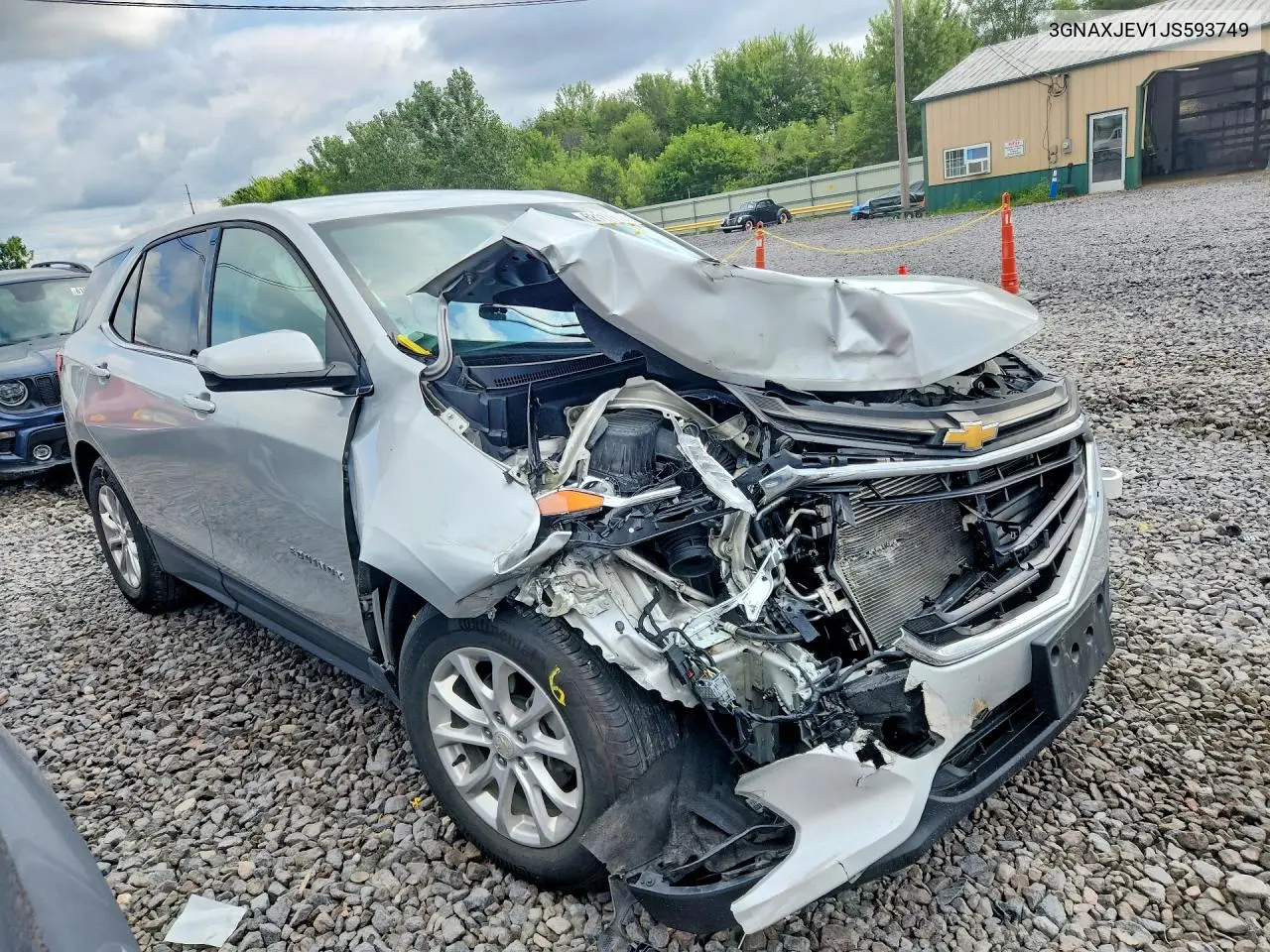 2018 Chevrolet Equinox Lt VIN: 3GNAXJEV1JS593749 Lot: 62117916
