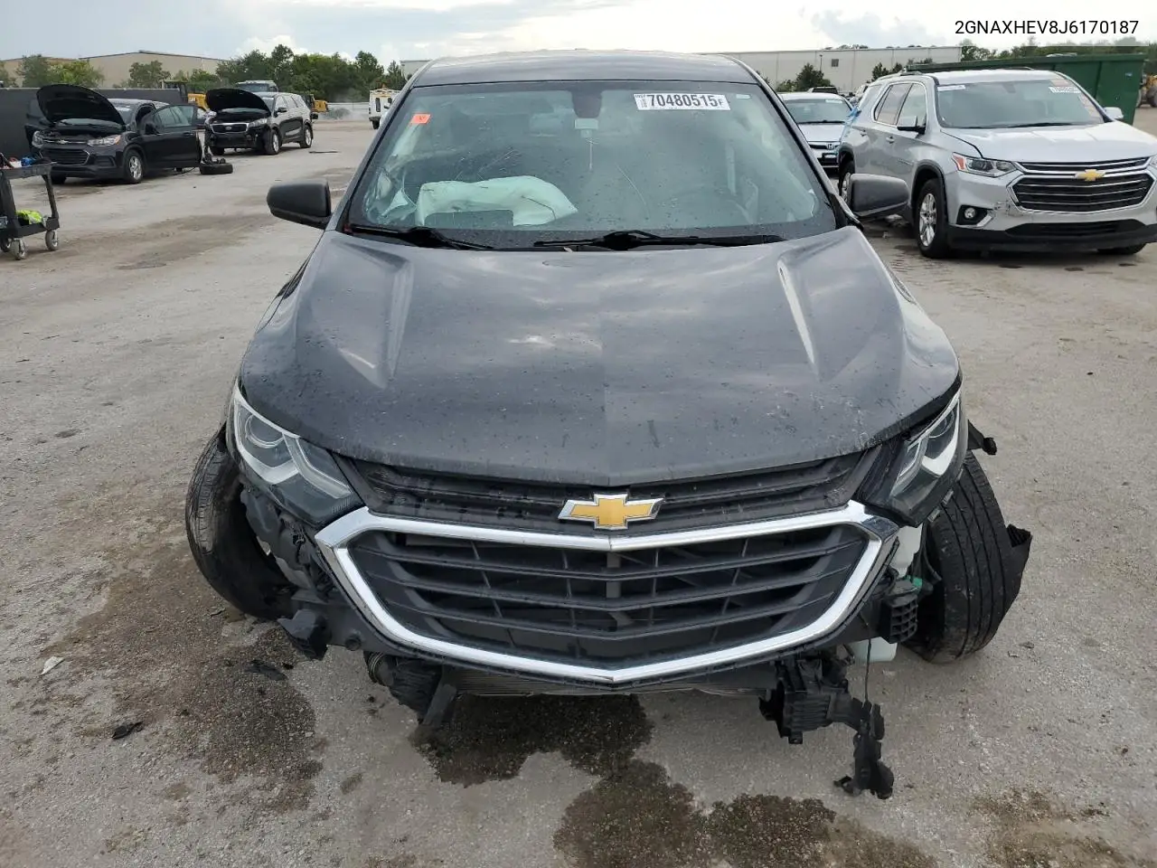 2GNAXHEV8J6170187 2018 Chevrolet Equinox Ls