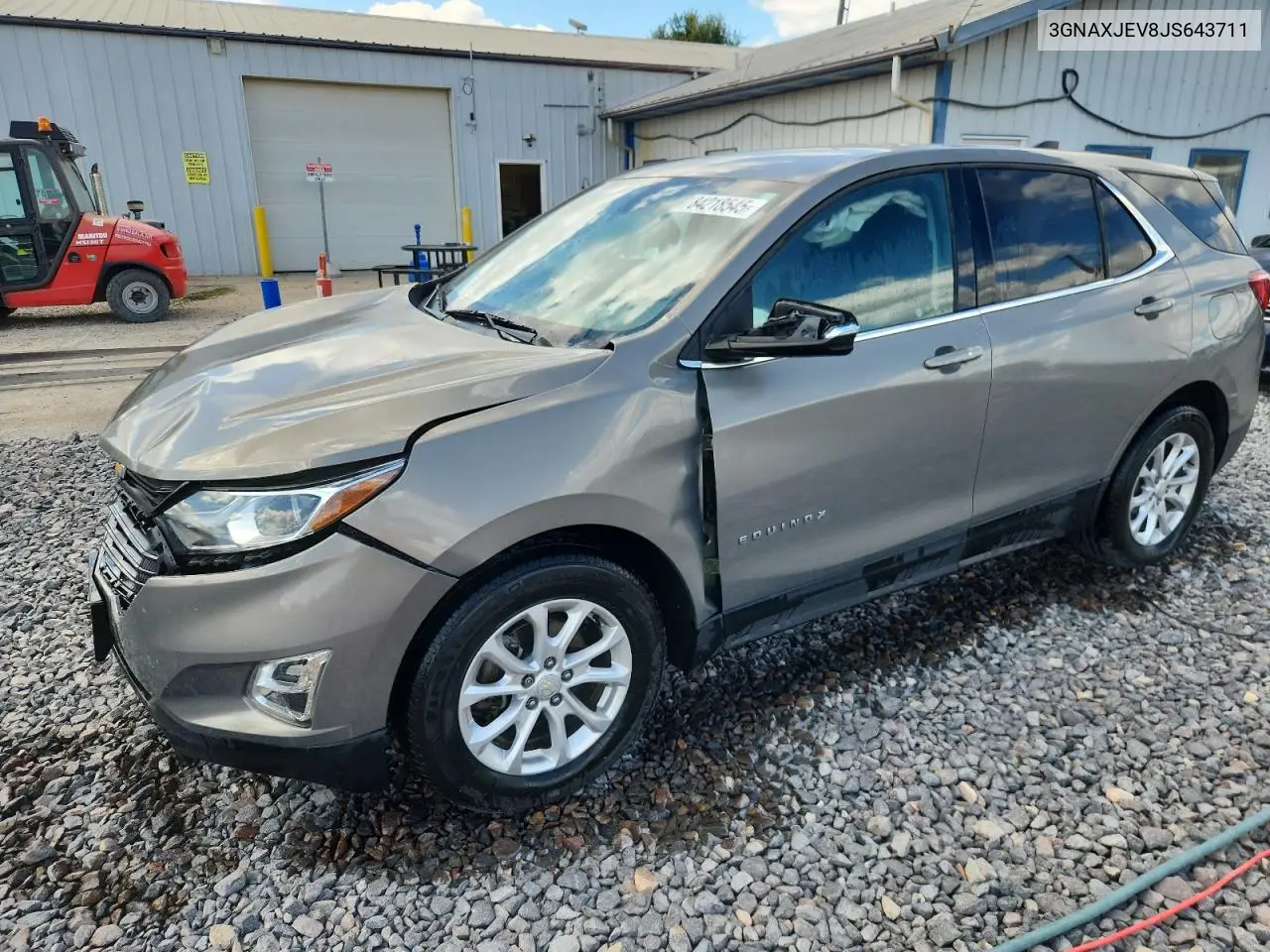 3GNAXJEV8JS643711 2018 Chevrolet Equinox Lt