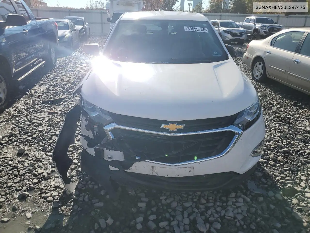3GNAXHEV3JL397475 2018 Chevrolet Equinox Ls