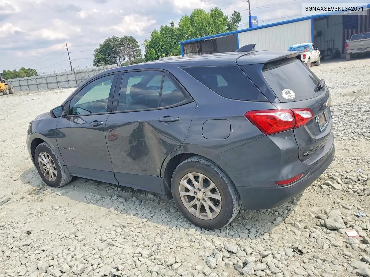 2019 Chevrolet Equinox Ls VIN: 3GNAXSEV3KL342071 Lot: 56051456