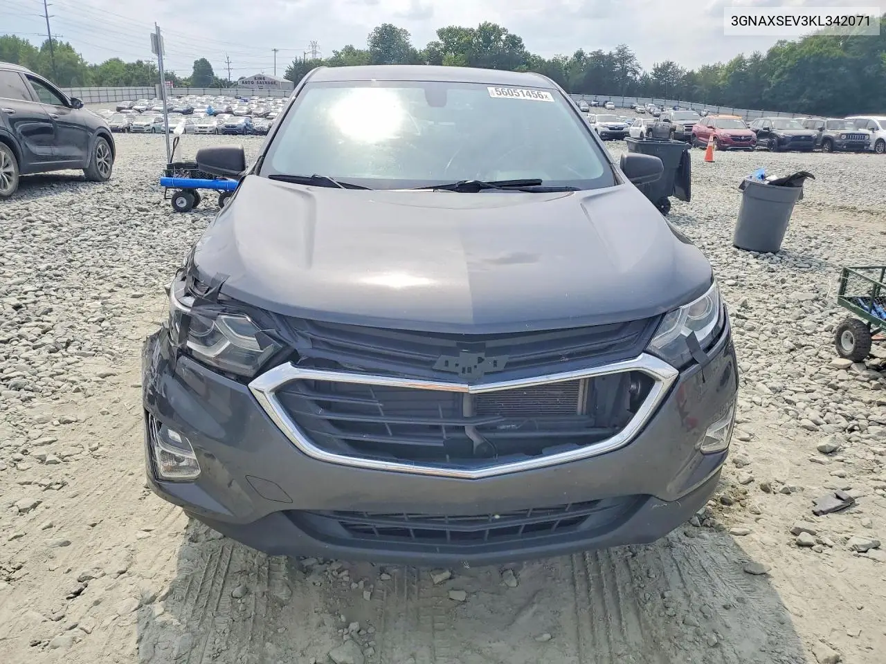 2019 Chevrolet Equinox Ls VIN: 3GNAXSEV3KL342071 Lot: 56051456