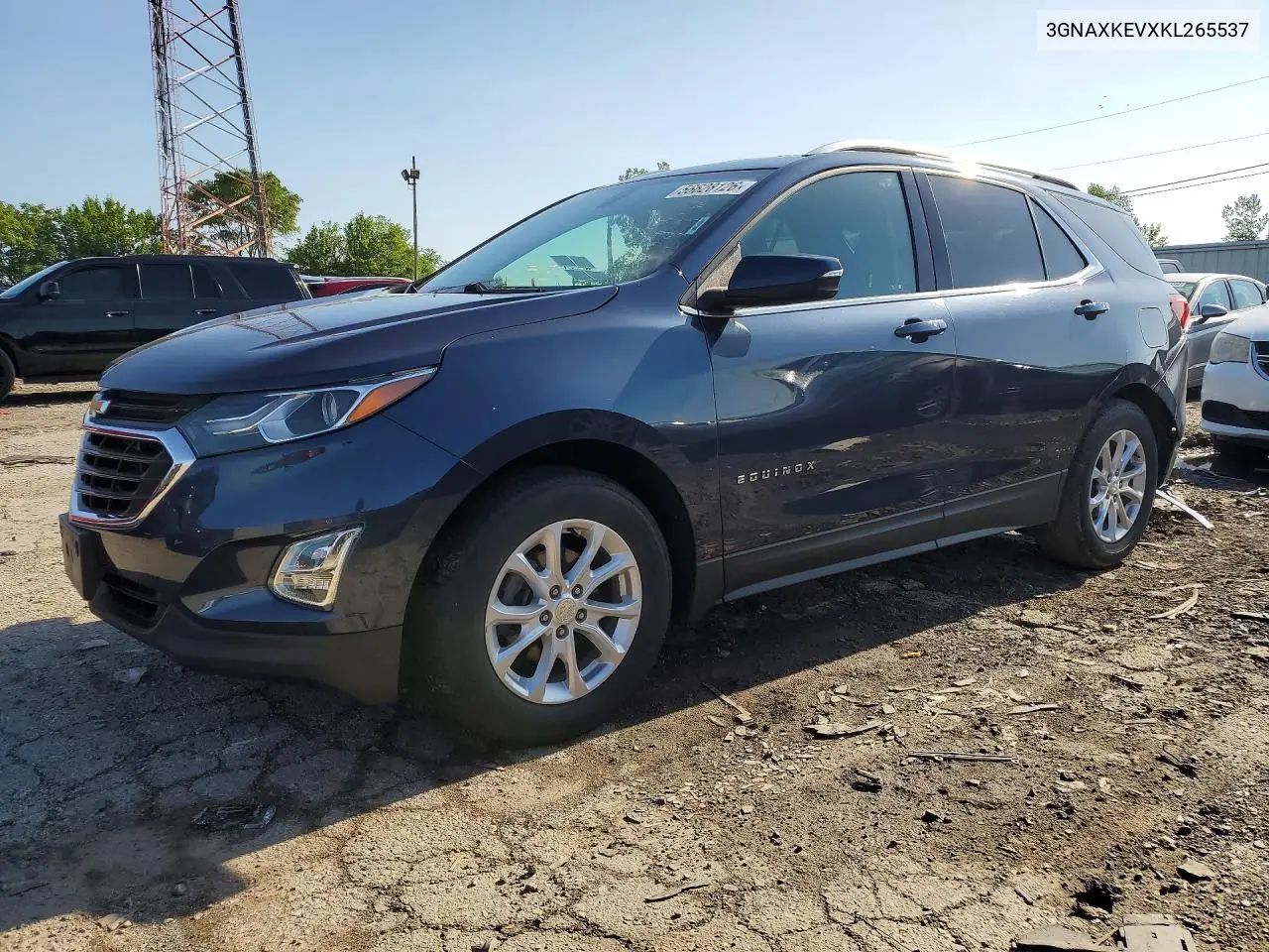 2019 Chevrolet Equinox Lt VIN: 3GNAXKEVXKL265537 Lot: 56628126