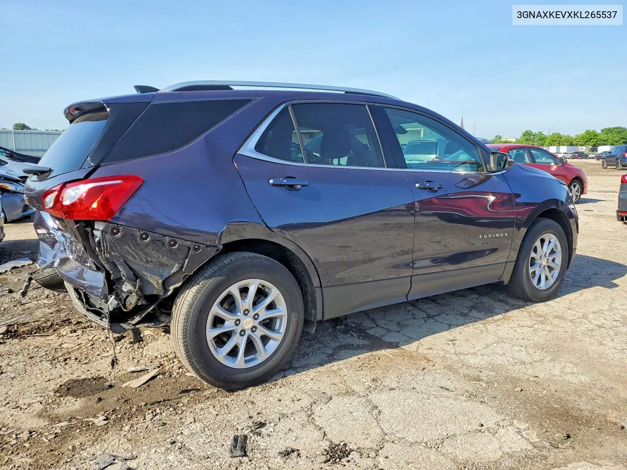 2019 Chevrolet Equinox Lt VIN: 3GNAXKEVXKL265537 Lot: 56628126