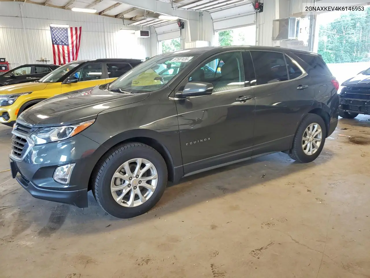 2019 Chevrolet Equinox Lt VIN: 2GNAXKEV4K6146953 Lot: 57587436