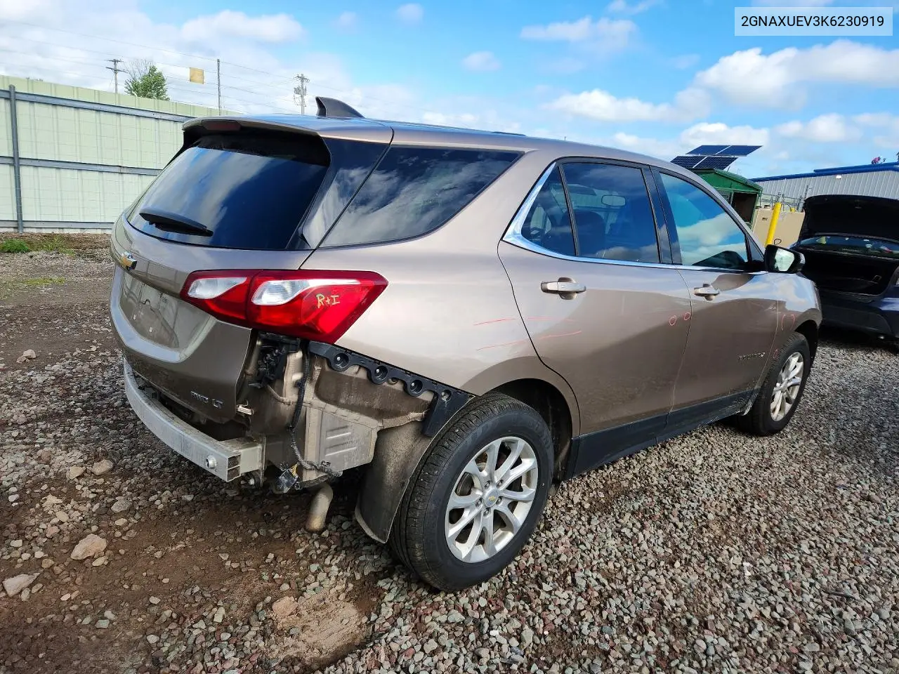 2019 Chevrolet Equinox Lt VIN: 2GNAXUEV3K6230919 Lot: 59817356