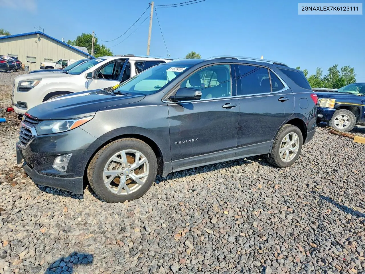 2019 Chevrolet Equinox Lt VIN: 2GNAXLEX7K6123111 Lot: 59871946