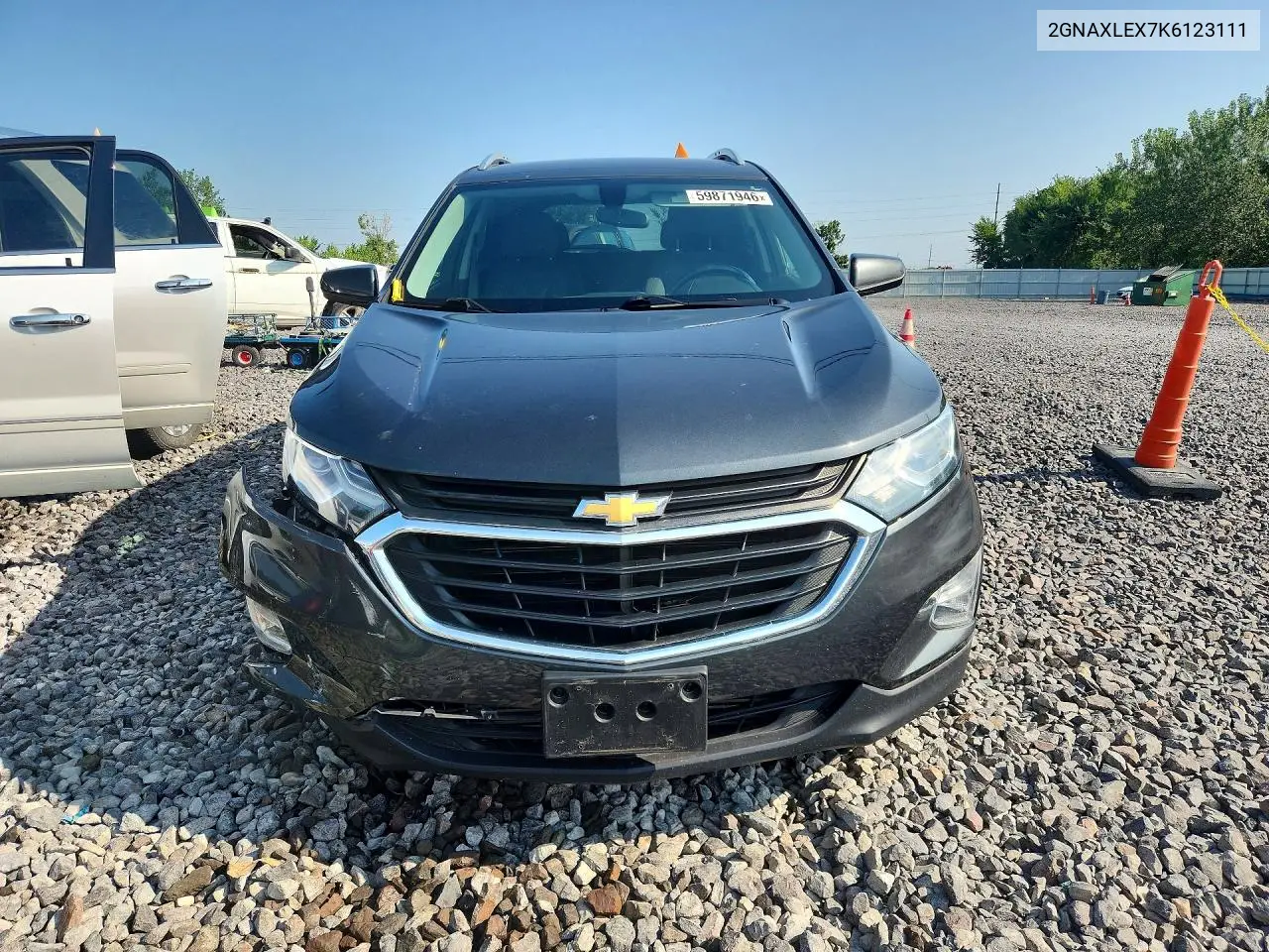 2019 Chevrolet Equinox Lt VIN: 2GNAXLEX7K6123111 Lot: 59871946
