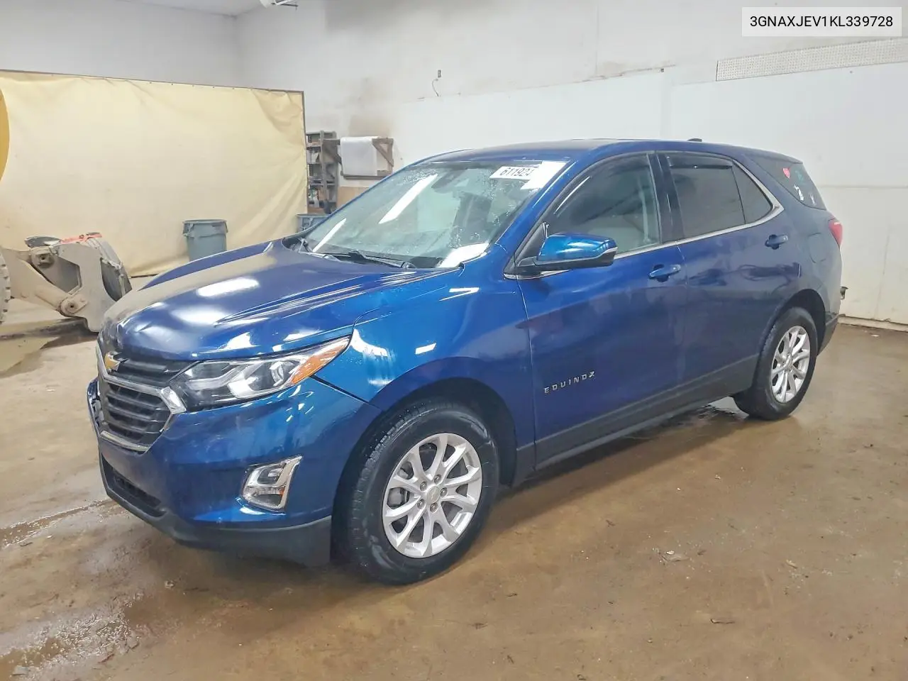 2019 Chevrolet Equinox Lt VIN: 3GNAXJEV1KL339728 Lot: 61192416