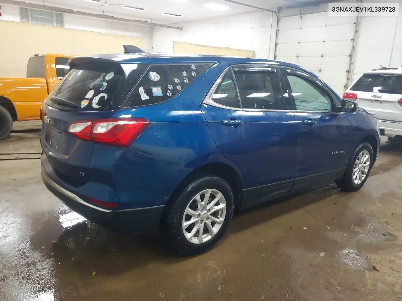 2019 Chevrolet Equinox Lt VIN: 3GNAXJEV1KL339728 Lot: 61192416