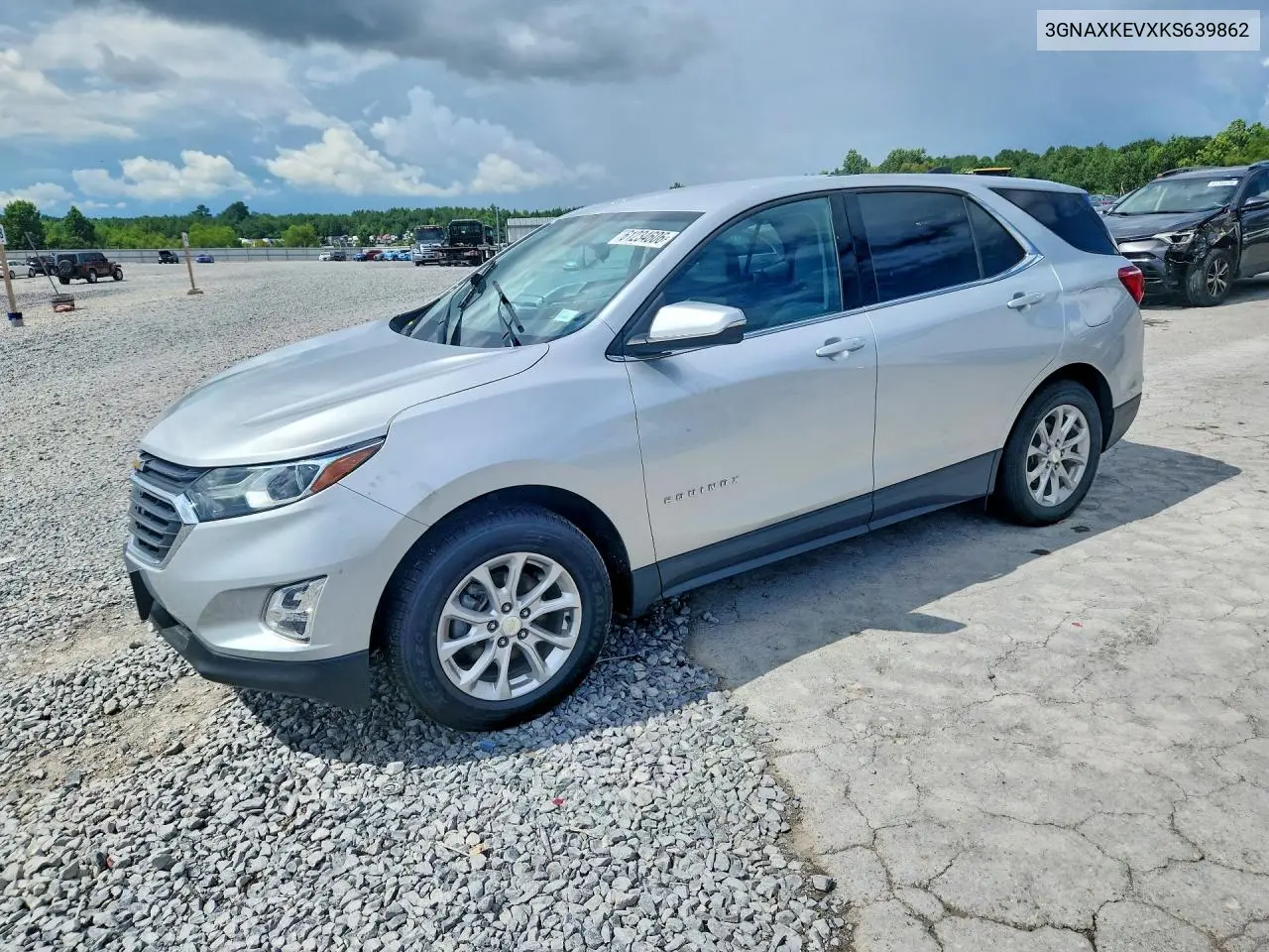 2019 Chevrolet Equinox Lt VIN: 3GNAXKEVXKS639862 Lot: 61234606