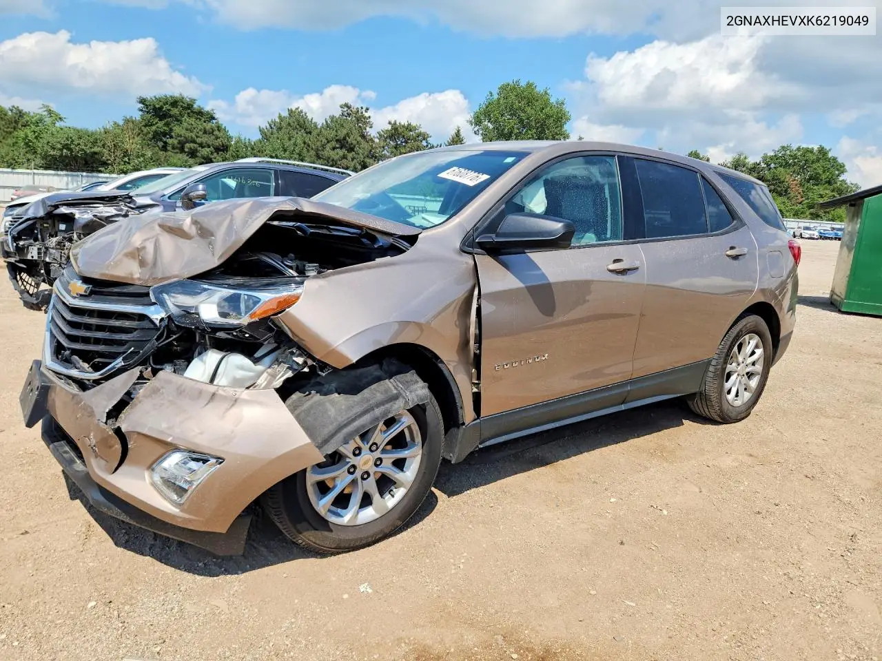 2019 Chevrolet Equinox Ls VIN: 2GNAXHEVXK6219049 Lot: 61608776