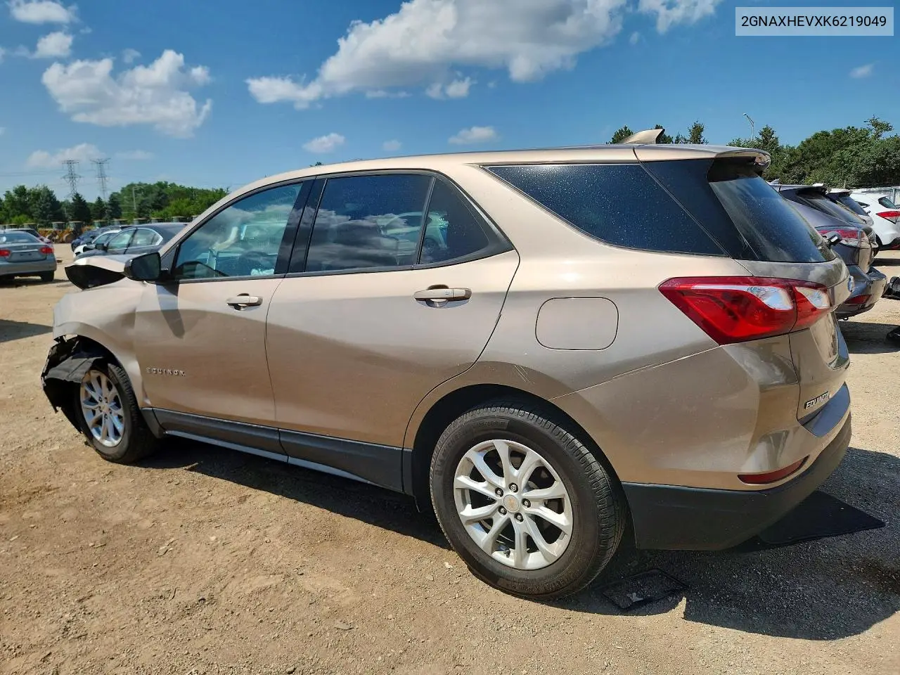 2019 Chevrolet Equinox Ls VIN: 2GNAXHEVXK6219049 Lot: 61608776