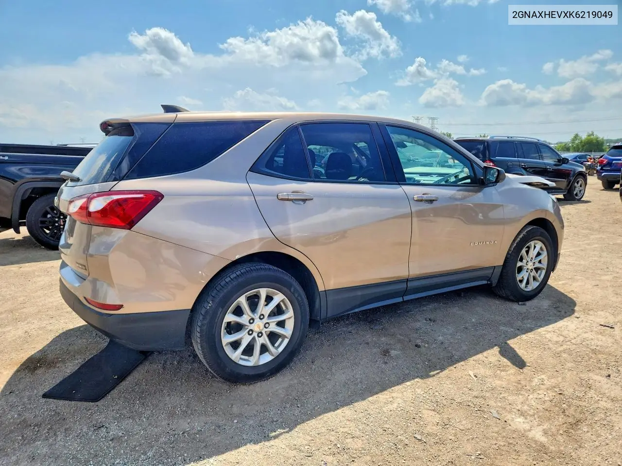 2019 Chevrolet Equinox Ls VIN: 2GNAXHEVXK6219049 Lot: 61608776